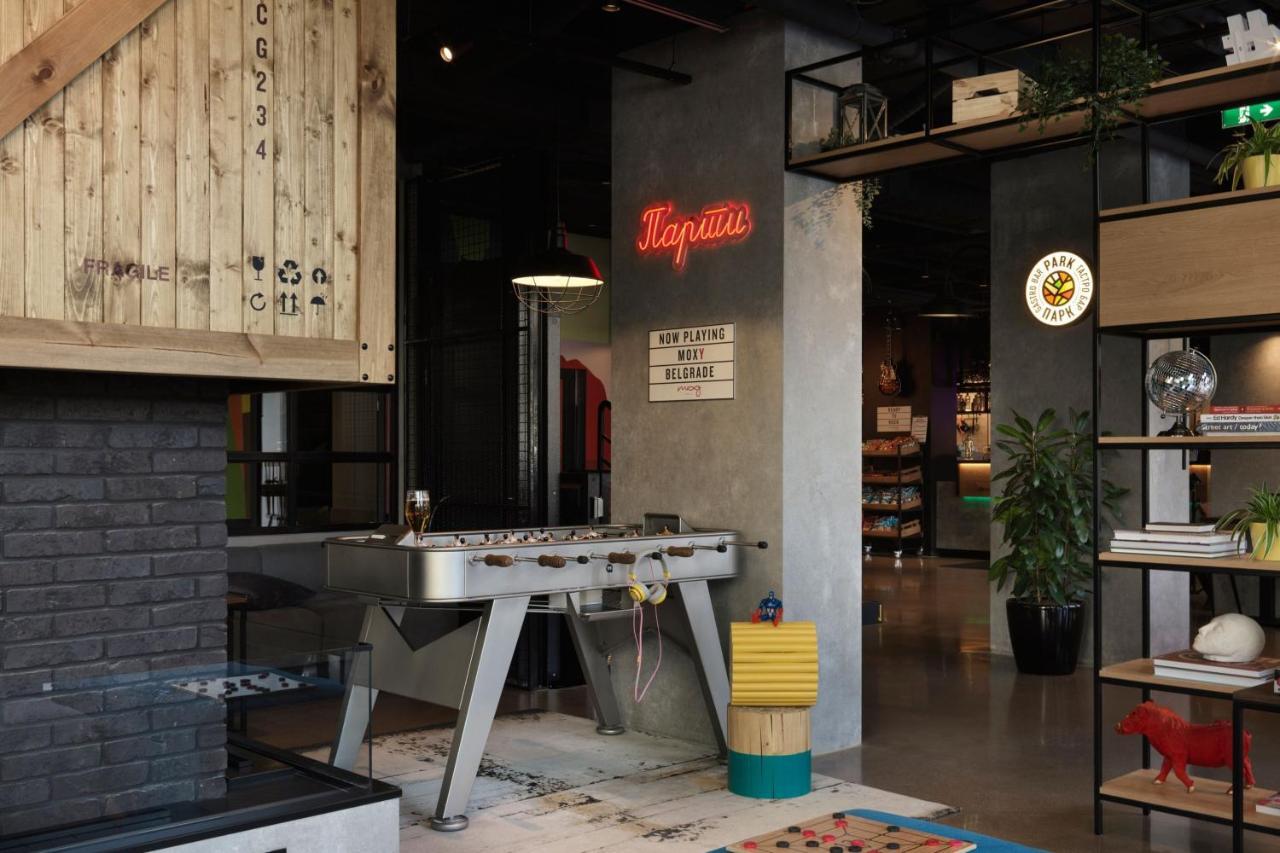 Moxy Belgrade Hotell Eksteriør bilde